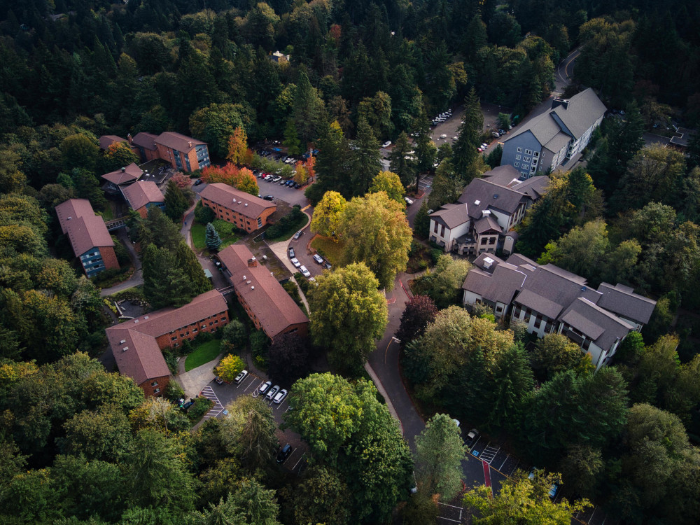 While a birds-eye view is always nice, our residence hall communities are even better at ground level.Pho...