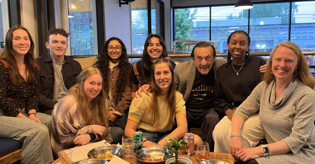 Labbies meet Dr. Zimbardo before WPA 2022