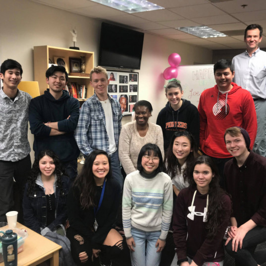 TCKs gathering in the International Students and Scholars office.