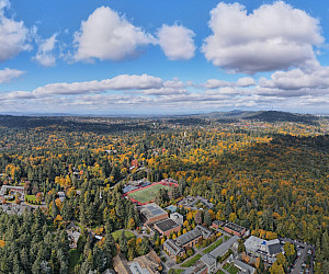 Aerial of campus