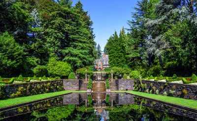 Manor House and the reflecting pool