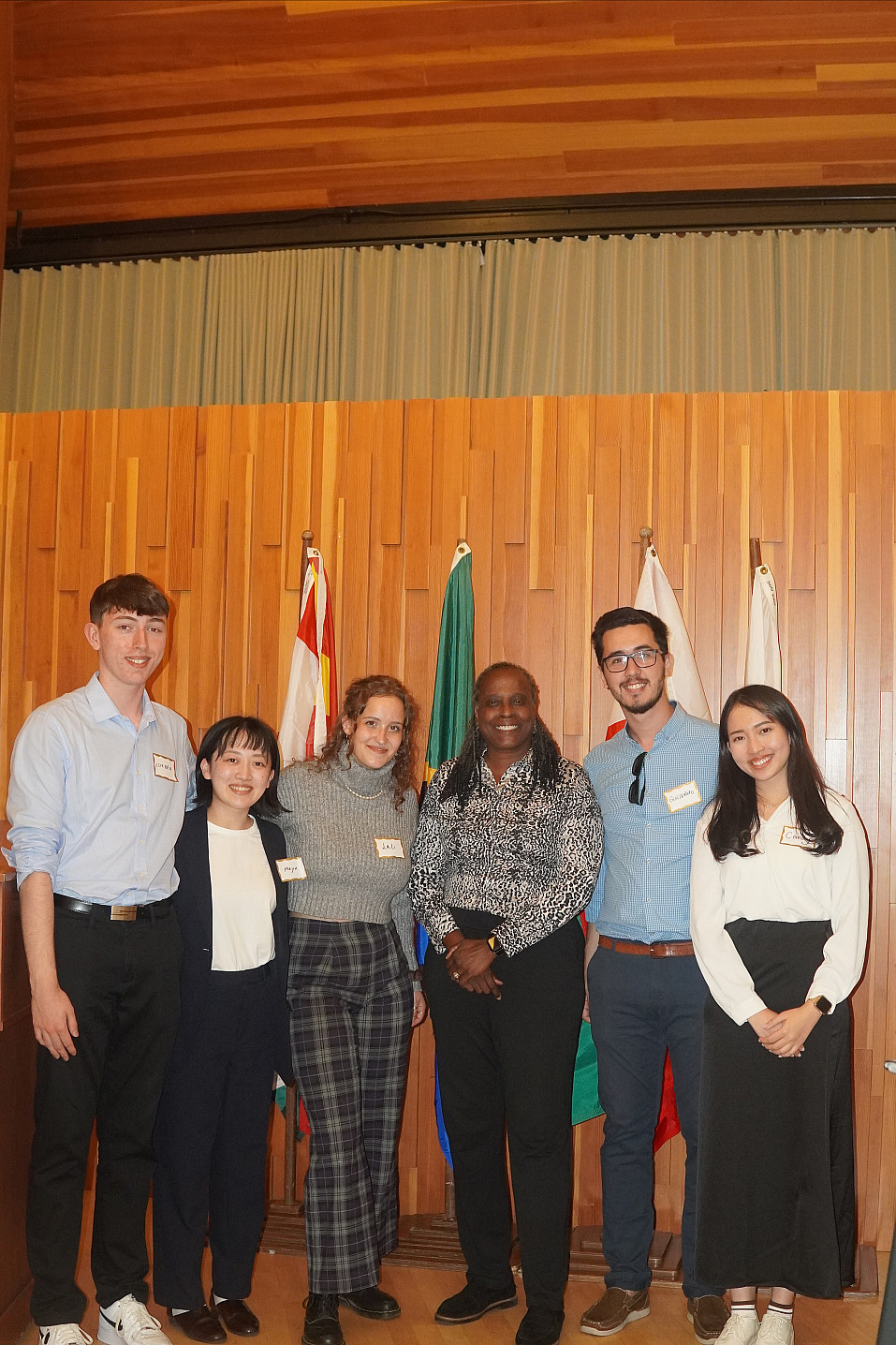 Language Assistants with President Holmes - Sullivan