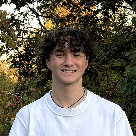 Student worker Ben Korman