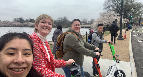 Alternative Breaks participants support food justice projects with community partners in Washington D.C.