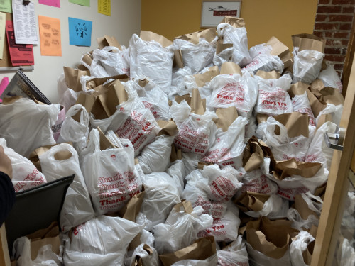 Alternative Breaks participants support food justice projects with community partners in Washington D.C.