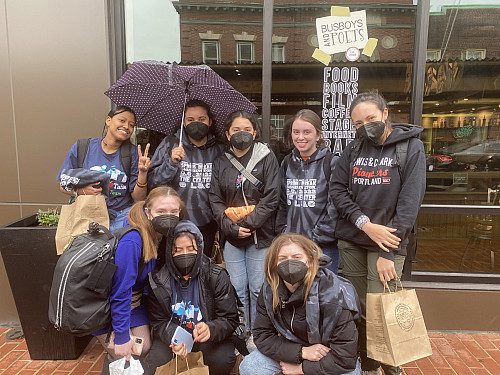 Alternative Breaks participants support food justice projects with community partners in Washington D.C.