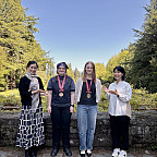 Charlotte Jaguzuy (Asian Studies major, Japanese minor '25) & Nico Quade (English Major '27)