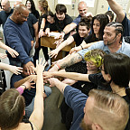 Students in History of Crime and Punishment, a Spring '23 Inside-Out course held at Columbia River Correctional Institution.