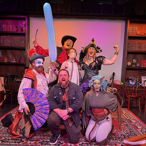 Lewis & Clark Students in costume in NYC