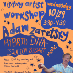 photo of poster for Adam Zaretsky even