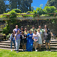 Roosevelt High School students with Lewis & Clark mentors, and Professor Mitch Reyes during the June 2022 College Prep Program.