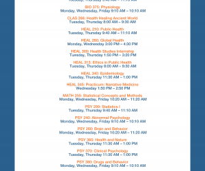 Spring 2026 HEAL Courses