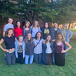 Student leaders of the Pio Support Network from the Summer '23 retreat