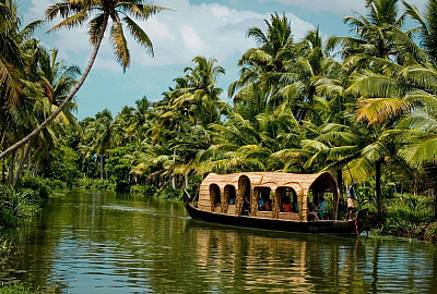Boat in a river