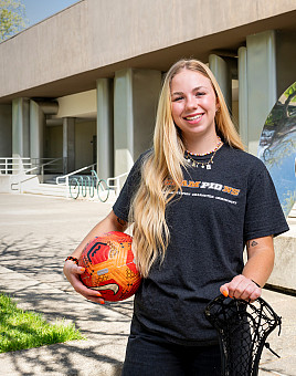 As a student-athlete, Kate finds balance and community on campus between her academics, social life, and two varsity sports.