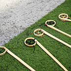 Traditional Native lacrosse sticks reflect the game's deep cultural roots--where sport, ceremony, and community come together.