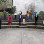 The co-chairs and steering committee of the 2021 International Affairs Symposium.