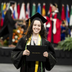 Gila Winefeld BA '23--a neuroscience scholar, dancer, and mental health advocate--won Lewis & Clark's highest honor, the Re...