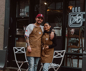 Carlos Sanchez Huizar BA '18, MA '20 and Selene Contreras-Sanchez are the owners of Kilo D' Cofi, bringing Mexican coffee culture to the ...