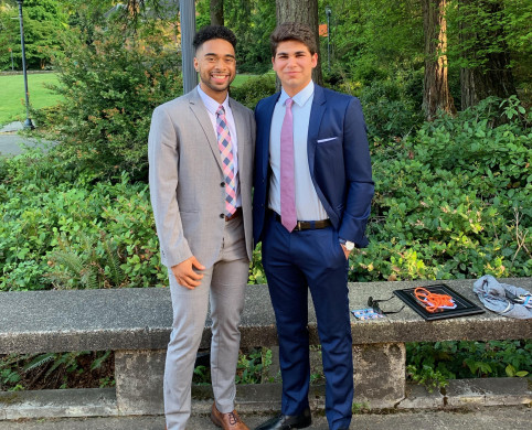 Matt on left, Ramez on right