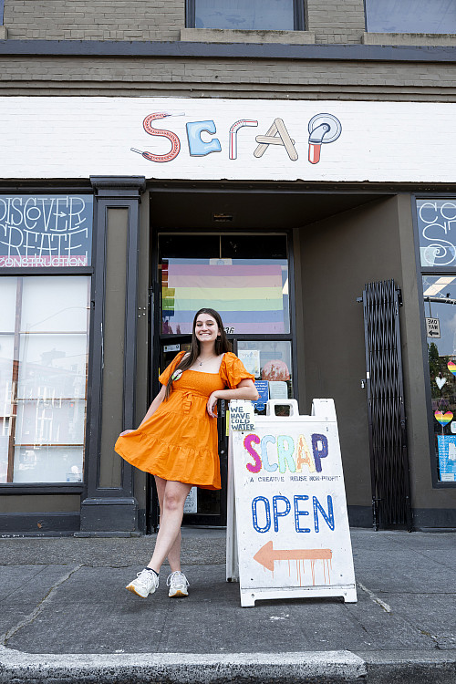 The Portland location is part of the SCRAP network that is made up of grassroots creative reuse centers across the country.