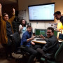 Glick and colleagues after their first run on the BLT.