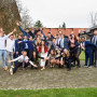 2022 Winterim Group Shot. All Winterim participants followed college COVID-19 safety protocols, including required vaccinations, pre-even...