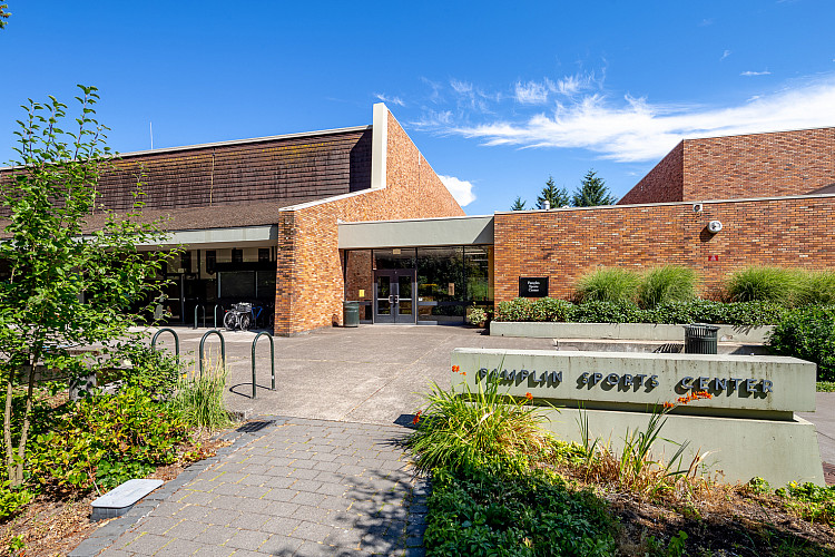 Exterior shot of the building.