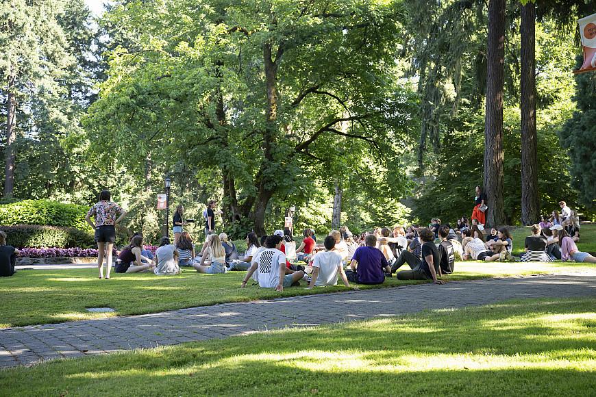 Students love spending time on our beautiful campus—the perfect summer camp location!