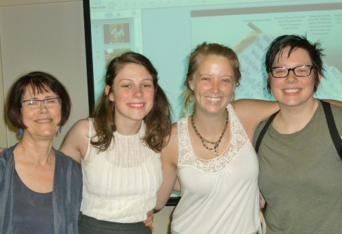 Director Deborah Heath and program seniors