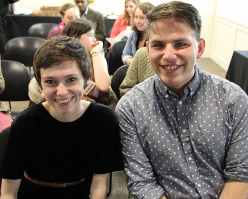 2014 award winners, Laura Houlberg and Gus Wolff