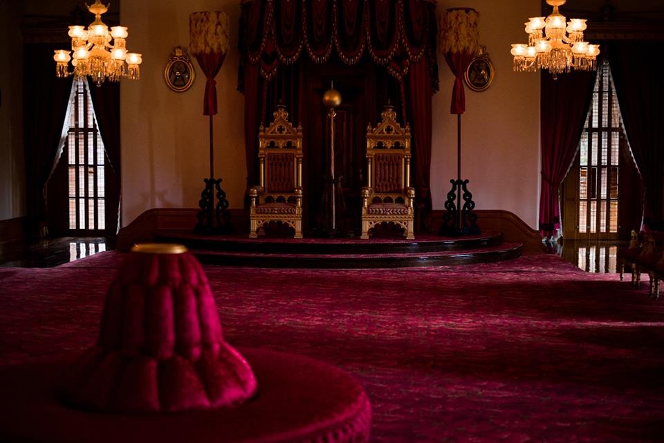 King and Queen of Hawai'i throne room at Iolani Palace