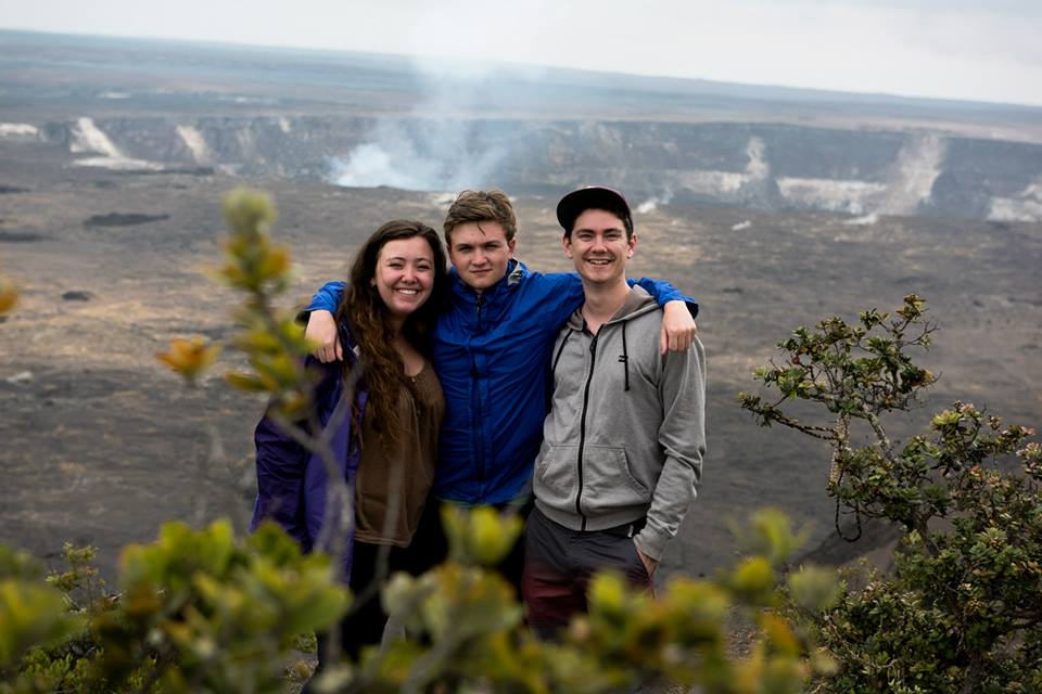 Choir students visit Kilauea