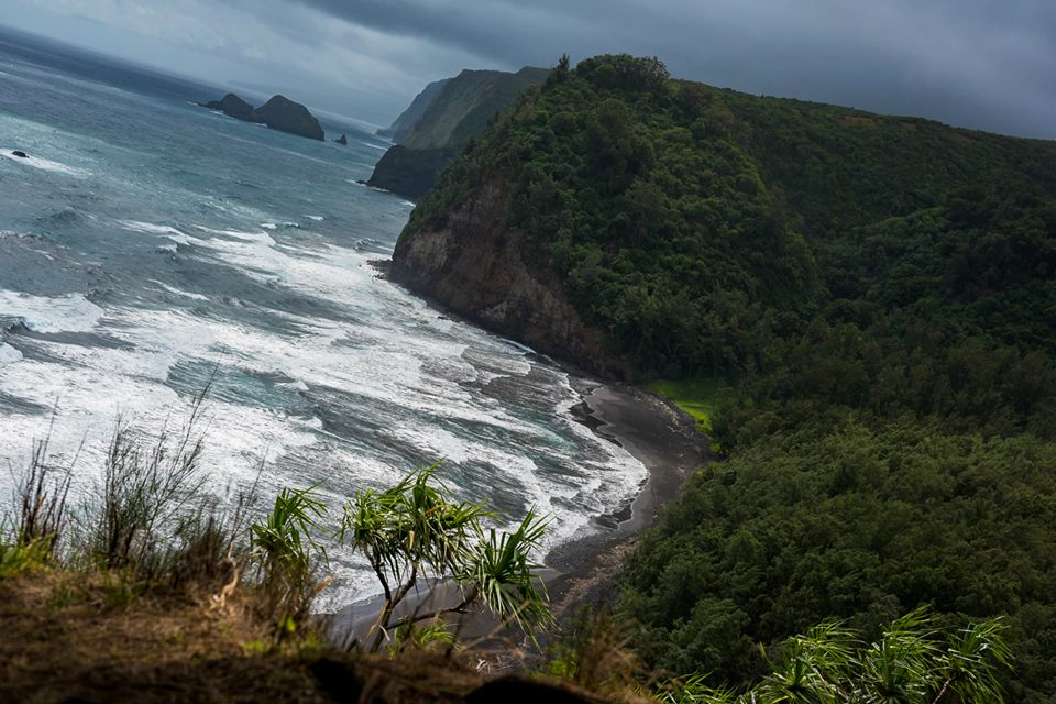 Shoreline view on the Big Island